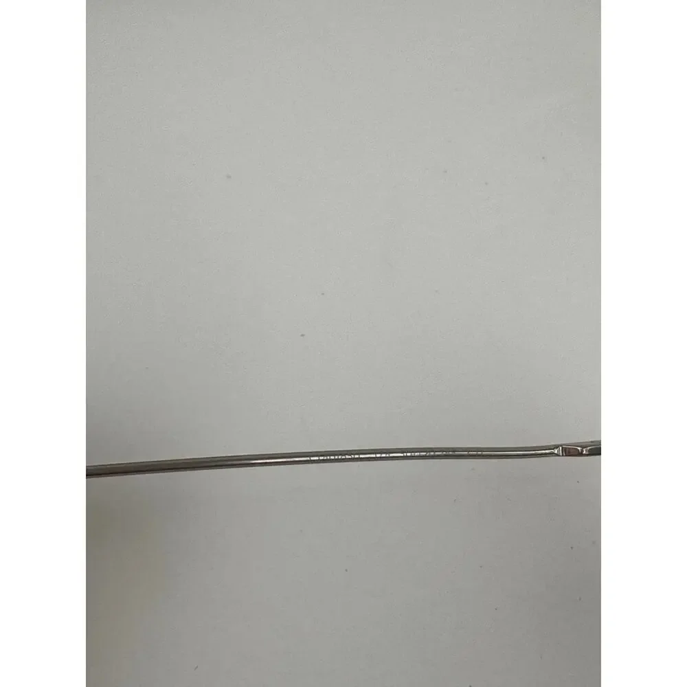 CELINE Unisex Silver Metal Full Frame Dark Gray Lens Polarized Round Sunglasses - Picture 12 of 13